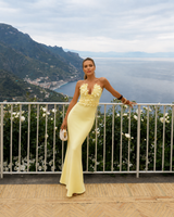 Limoncello Bloom Gown Maxi Dress