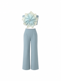 Aqua Fleur Pant Set