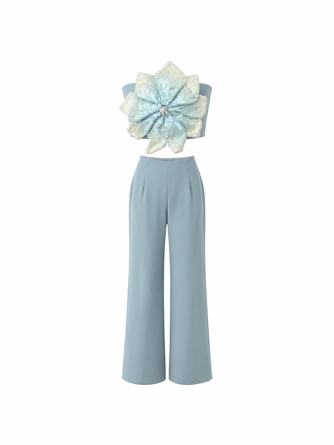 Aqua Fleur Pant Set