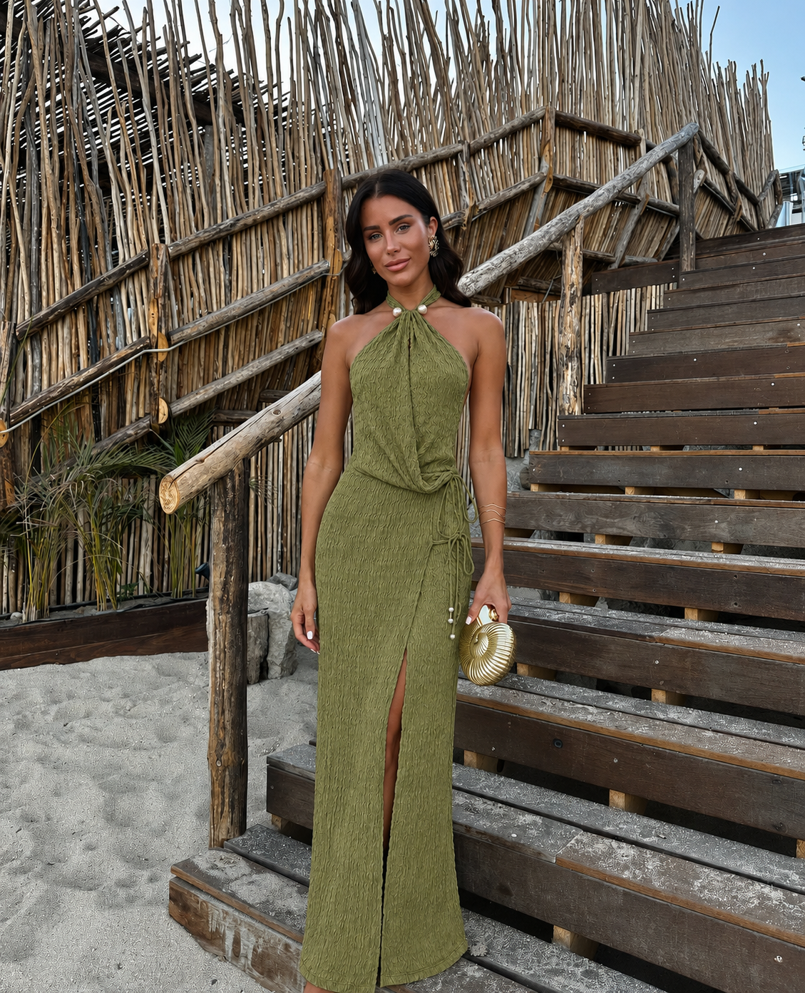 Olive Muse Maxi Dress