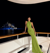 Sage Hourglass Maxi Dress