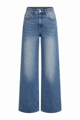 Moonlight Rhinestone Denim Jeans