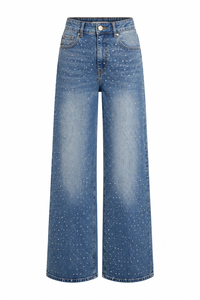Moonlight Rhinestone Denim Jeans