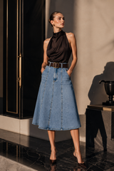 Cannes Belted Skirt