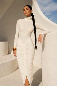 Isla Sculpted Midi Dress