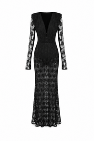 Velour Phantom Maxi Dress