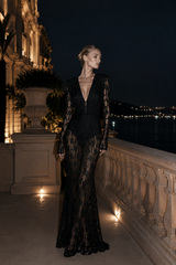Velour Phantom Maxi Dress