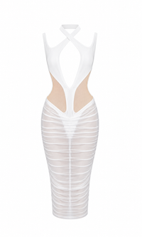 Aura Sheer Midi Dress