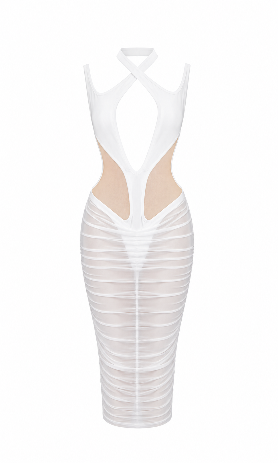 Aura Sheer Midi Dress