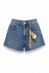 Static Blue Short