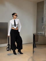 White Society Corset Top