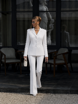 Valentina Pearl Tailored Pant Set