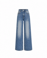 Moonlight Rhinestone Denim Jeans