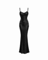 Belladone Noir Maxi Dress