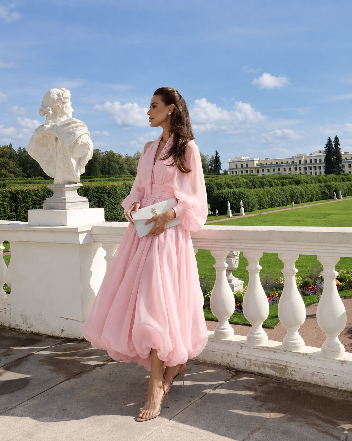 Madame Volant Maxi Dress