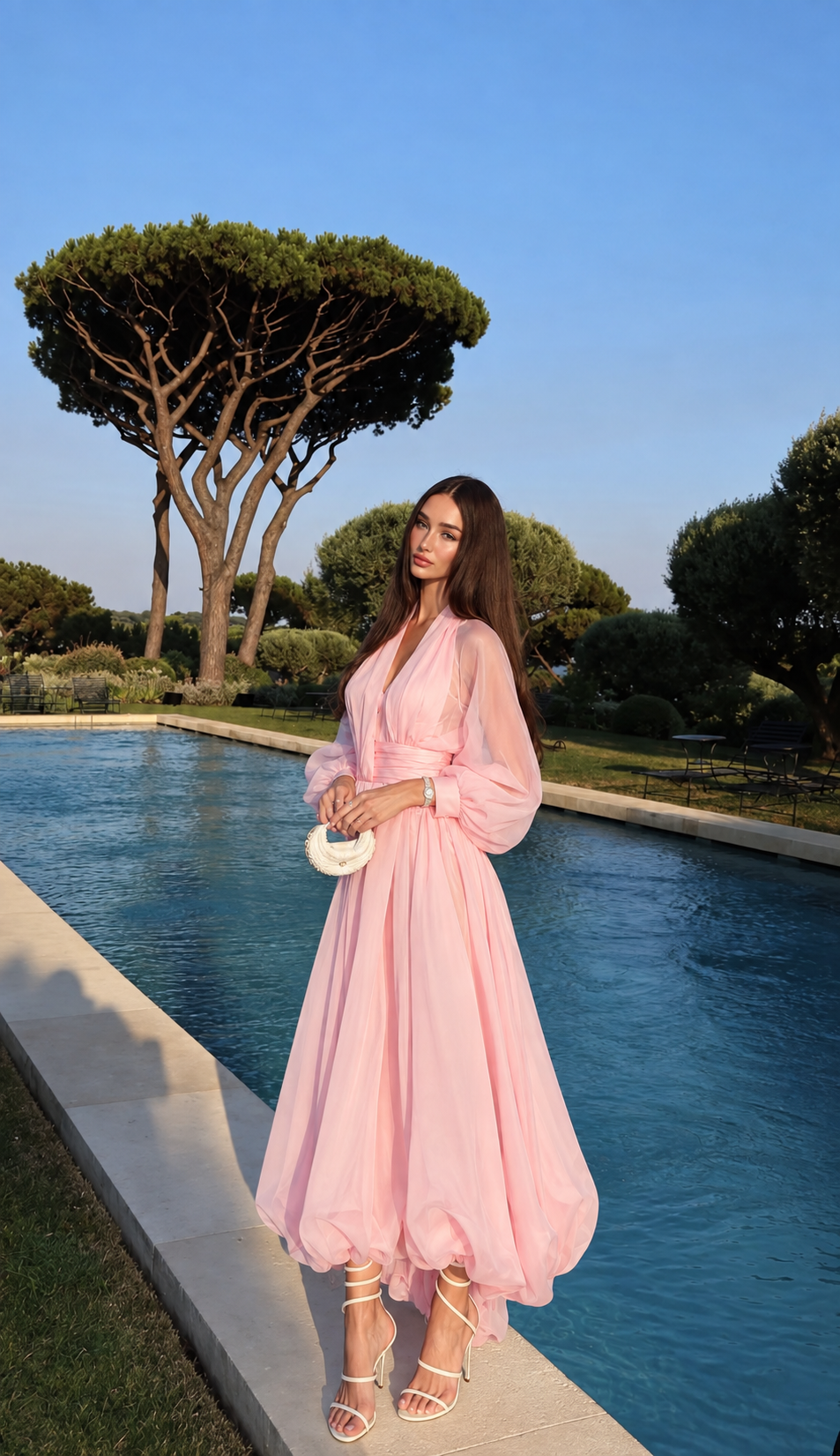 Madame Volant Maxi Dress