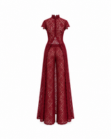 Oxblood Drama Pant Set