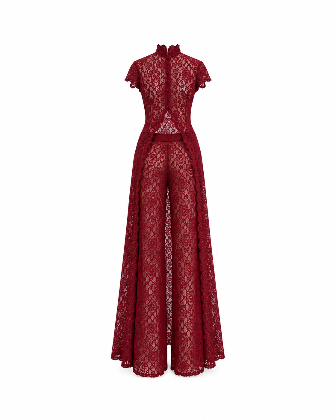 Oxblood Drama Pant Set