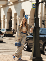 Golden Static Denim Set