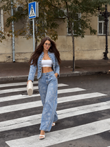 Mademoiselle Rivet Denim Set