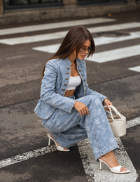 Mademoiselle Rivet Denim Set