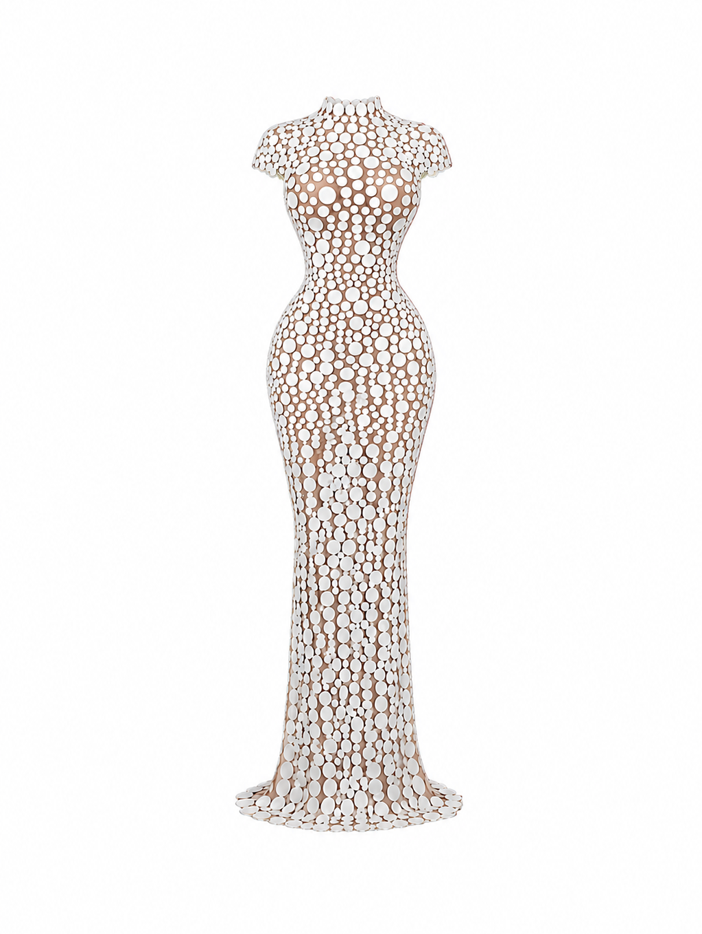 Cirque Blanc Maxi Dress