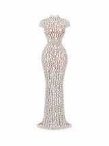 Cirque Blanc Maxi Dress