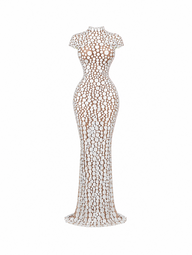 Cirque Blanc Maxi Dress