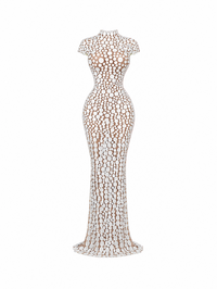 Cirque Blanc Maxi Dress
