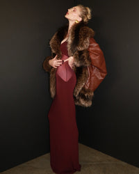 Red Siren maxi dress