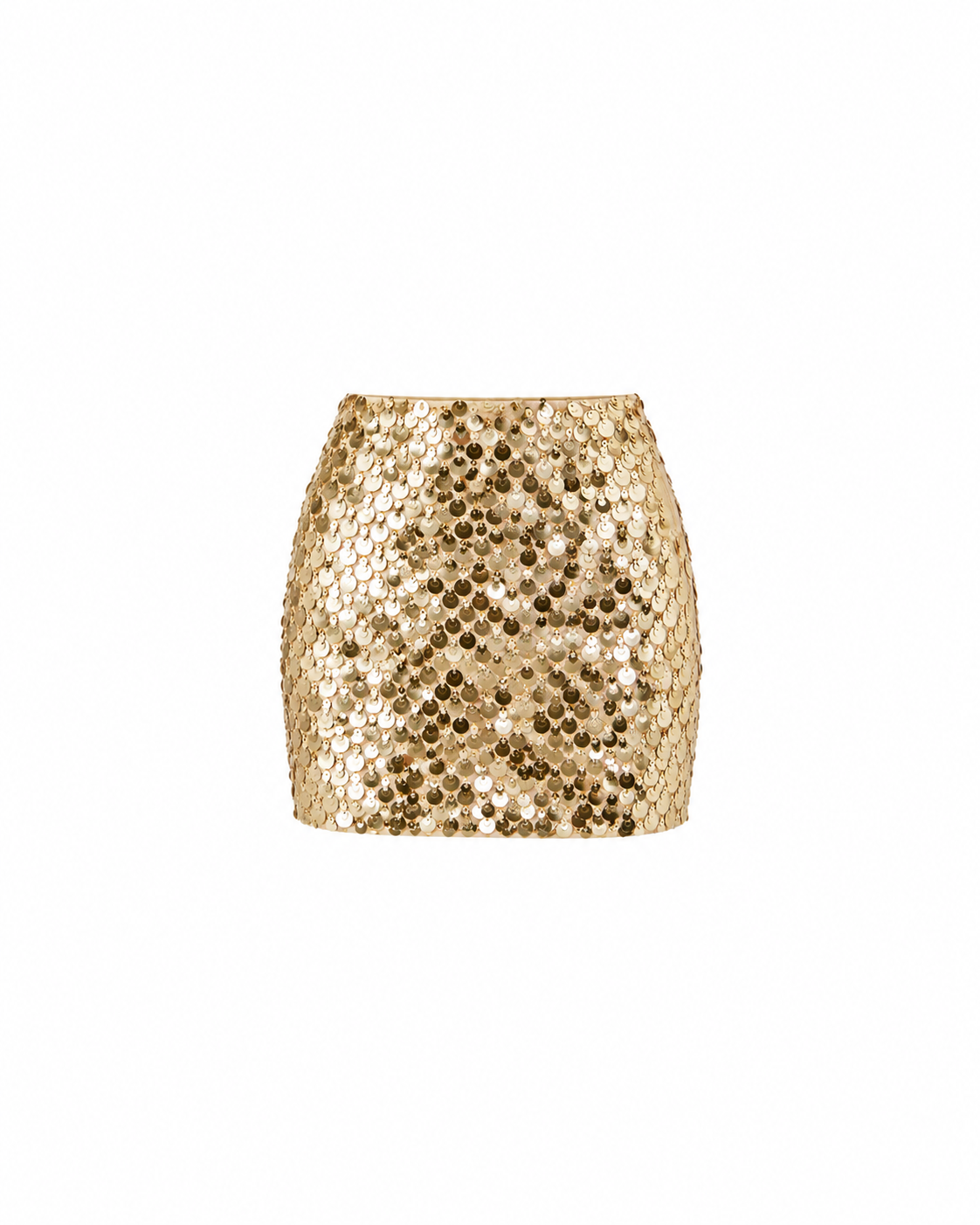 Gilded Chaos Mini Skirt