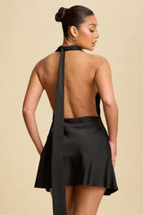 Midnight Blossom Mini Dress