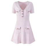(PRE-ORDER) Sweetheart Tweed Mini Dress