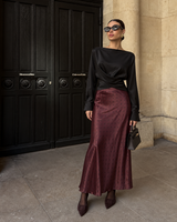 Vesper Dot Maxi Skirt