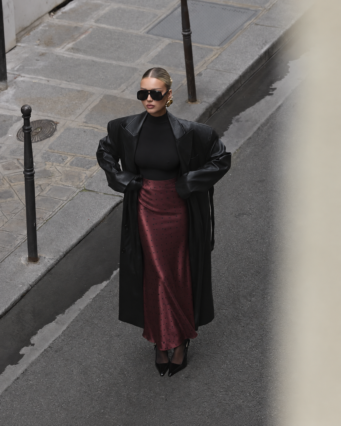 Vesper Dot Maxi Skirt