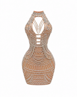 Crystal Aftermath Mini Dress