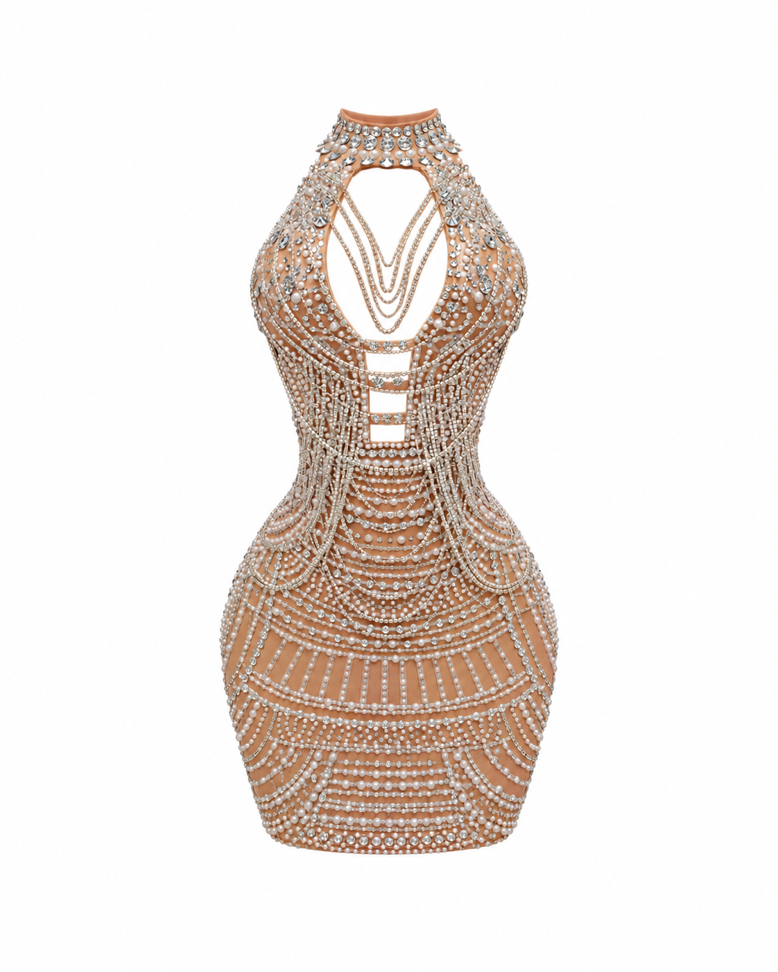 Crystal Aftermath Mini Dress
