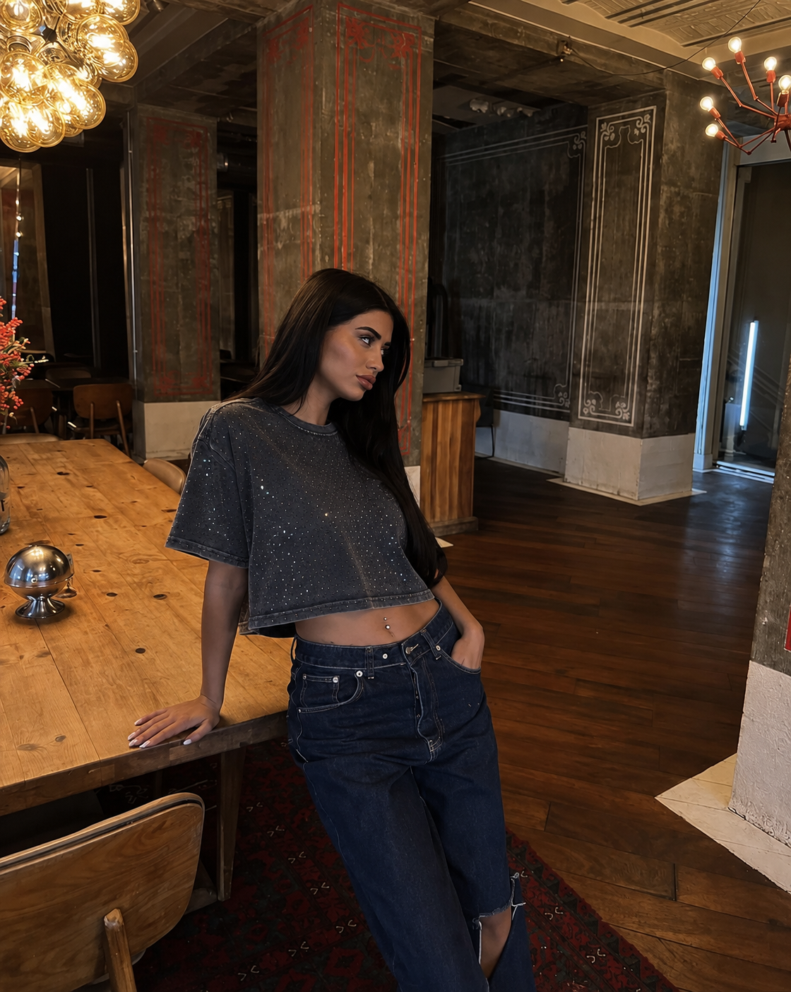 Offbeat Crop Tee