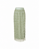 Sage Afterglow Midi Skirt