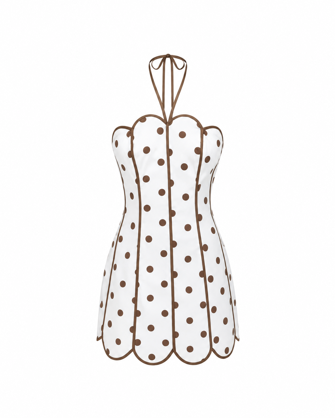 Miette Scallop Mini Dress