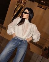 Opaline Veil Blouse