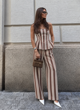 Marrone Theory Pant Set