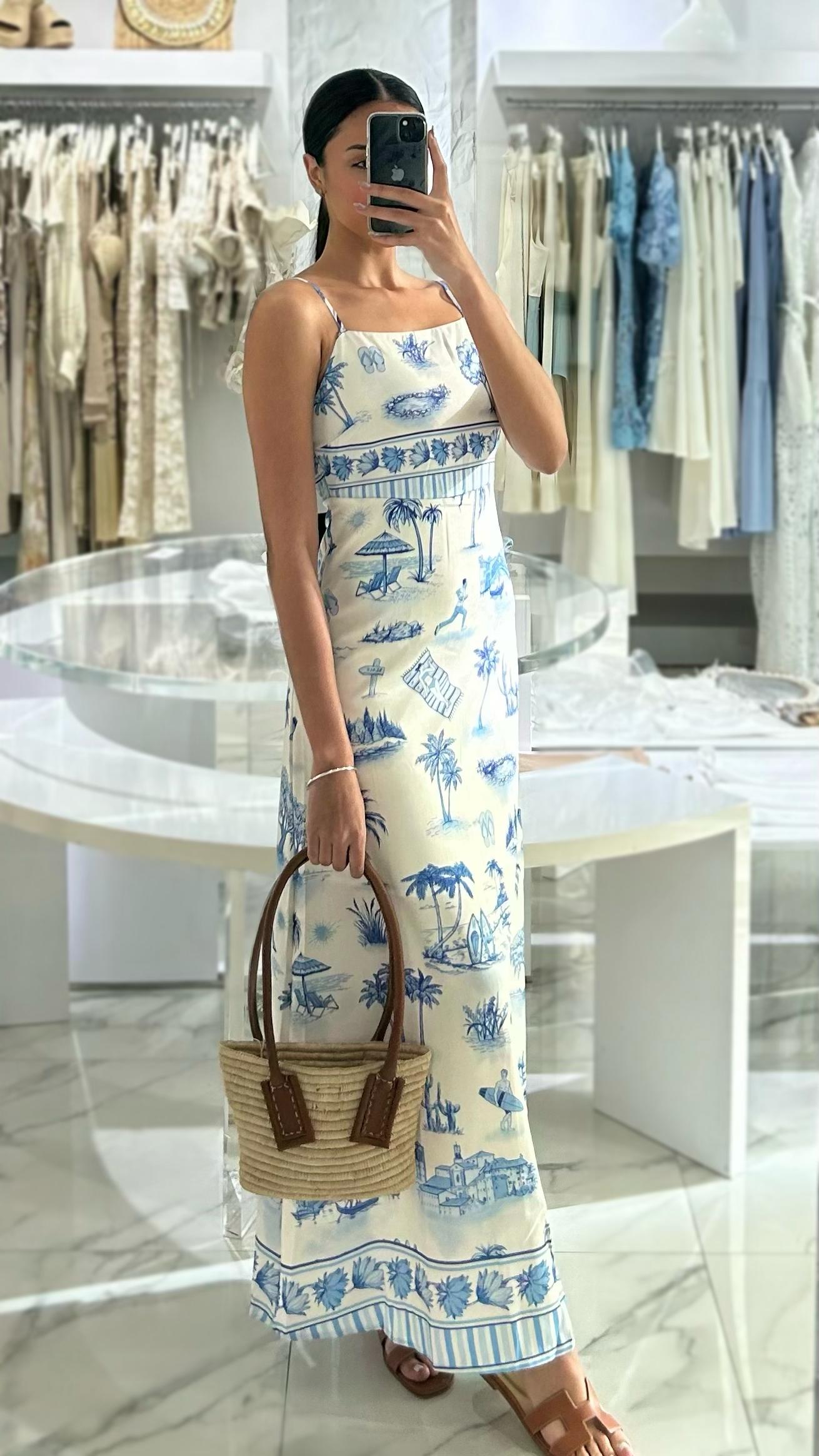 Mykonos maxi dress