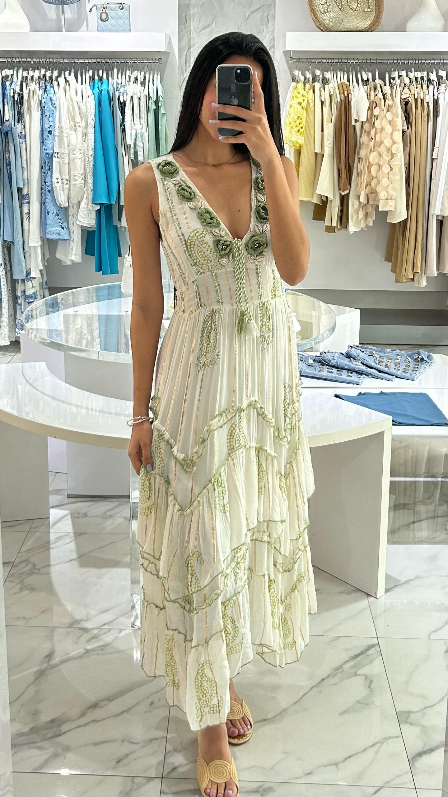 Palm Paradise maxi dress