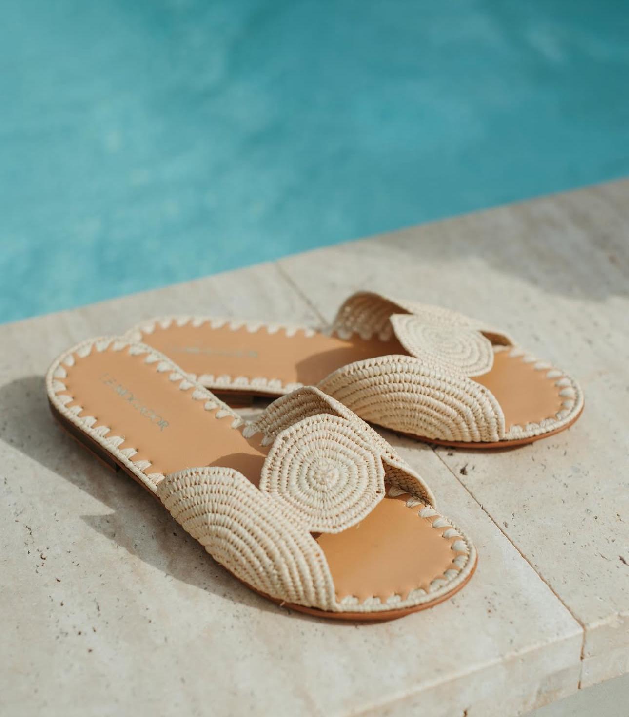 Palm Breeze flat sandals