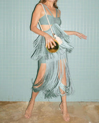 Fringe my way maxi dress