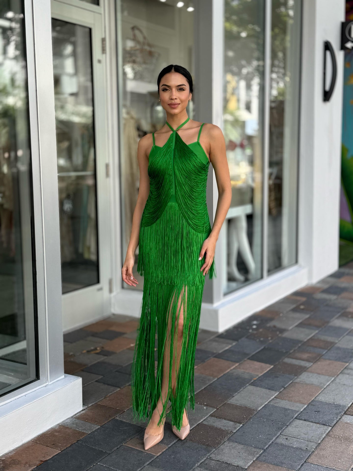 Green Flash dress