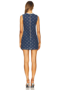 Cutoff Queen mini dress