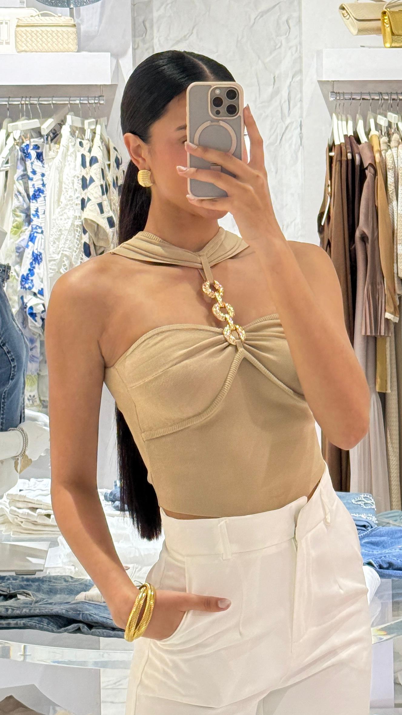 Latte Glow top