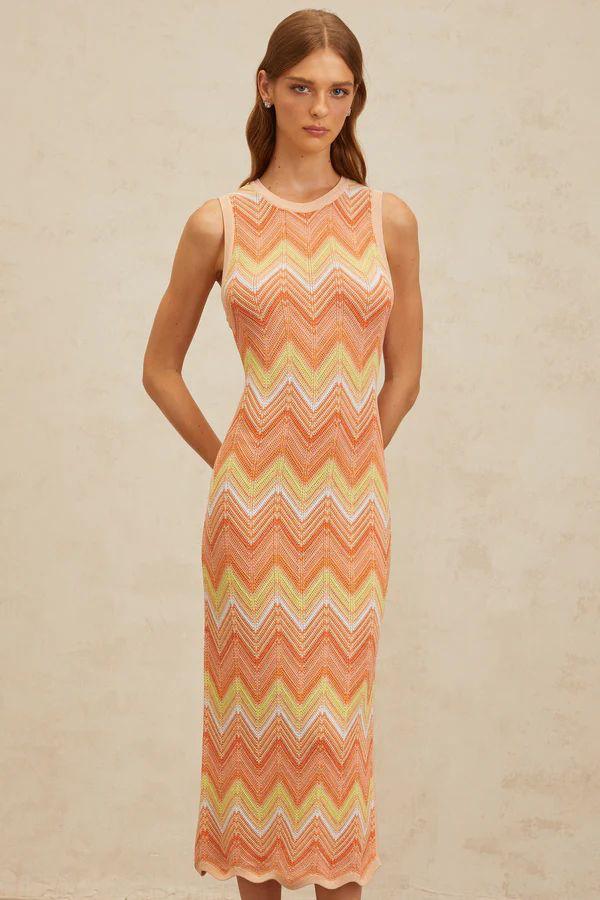 Color Nest midi dress